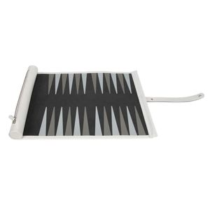 Juego de Backgammon Portátil Enrollable de Cuero Personalizado al por Mayor, Juego de Mesa de Viaje de Lujo para Adultos - Product Image 1