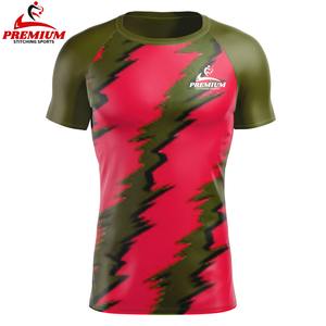 Logo Écologique Anti-bactérien Anti-UV Rash Guard Respirant Séchage Rapide Spandex/Polyester Vêtement de Yoga Extensible Manches Longues Unisexe - Product Image 3