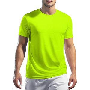 Personalizado 2024 nueva moda de alta calidad en blanco 90% poliéster 10% Spandex camiseta sostenible entrenamiento Fit camisetas para hombres - Product Image 2