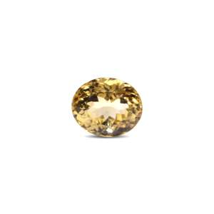 Natural Citrine Cat's Eye Loose Gemstone 9.65 Carat Excellent Cut Yellow Certified Wholesale - Product Image 1