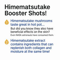 Ampoule hydratante coréenne OEM ODM au champignon Himematsutake 4,5 ml – Sérum éclat végétalien hydratation intense avec estampage doré pour le visage