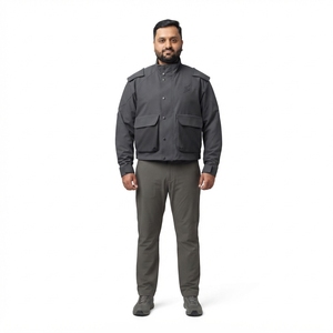 Blouson de chasse modulaire technique en nylon personnalisé OEM pour homme, imperméable, coupe-vent, régulation thermique, style brutale, techwear - Product Image 1