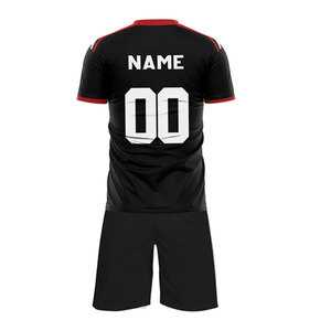 ชุดฟุตบอลพิมพ์ลายแบบซับลิเมชั่นตามสั่ง เสื้อฟุตบอลตาข่ายแห้งเร็ว ชุดทีมเปล่าสำหรับผู้ชาย ปรับแต่งได้ตามต้องการ พร้อมขั้นต่ำในการสั่งซื้อน้อย - Product Image 5