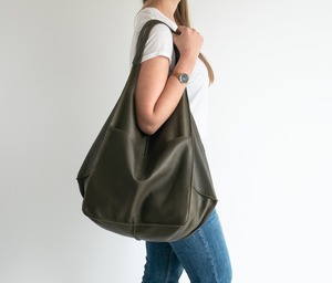 Plus Size Breathable Waterproof portable Leather Hobo <b>Bag</b> Hobo Fashion Highly Demanded anti-shrink Large Capacity Leather Hobo - Product Image 1