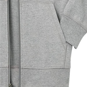 Sweat à capuche zippé personnalisé pour homme, 100% coton molletonné, impression sérigraphique, personnalisation complète, broderie, écologique, séchage rapide, respirant - Product Image 6