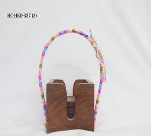 ที่คาดผมประดับลูกปัดหลากสีทำมือ พร้อมดีไซน์เหรียญกลมประดับตกแต่งอย่างสวยงาม เครื่องประดับผมสำหรับผู้หญิงสำหรับงานปาร์ตี้ - Product Image 2