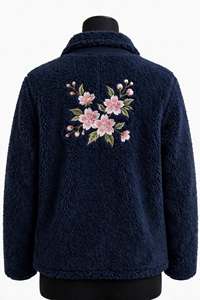 Chaqueta Acolchada de Invierno para Hombre DROGEN EXPORT, con Forro de Sherpa, Gruesa, de Algodón, con Estampado Floral, Cuello Alto, Cierre de Cremallera, Tela Premium, para Exteriores - Product Image 3