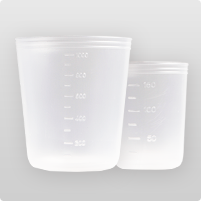 Measuring <b>Plastic</b> <b>Cups</b> Graduated Round Container Transparent Small Capacity <b>Cup</b> for Kitchen and Food Prep - Product Image 1