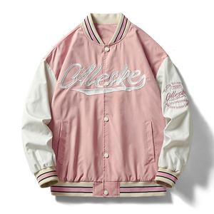 Blousons aviateur personnalisés légers pour hommes 2024 Style de rue haute avec col montant à revêtement mince - Product Image 3