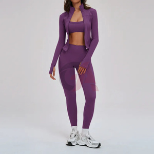 Conjunto Deportivo para Mujer, Diseño 2026, Alta Elasticidad, Ligero, Secado Rápido, Personalizable, Venta al Por Mayor, Traje de Yoga - Product Image 5