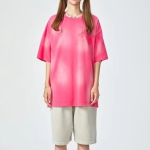 เสื้อยืดโอเวอร์ไซส์ขายส่ง ผู้ชาย สตรีทแวร์แบบกำหนดเอง ยูนิเซ็กซ์ ทรงไหล่ตก ผ้าฝ้าย 100% 300 กรัม - Product Image 3