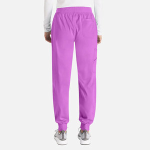 Pantalon de travail médical unisexe de haute qualité avec poches, en tissu peigné, couleurs et logo personnalisables - Product Image 5