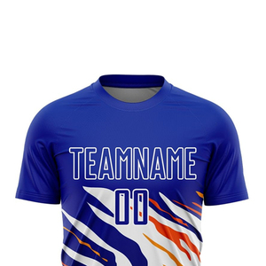 New Arrival Custom Soccer Uniforms 100% Polyester Quick Dry Short Sleeve High Quality Wholesale Exclusive - Product Image 4