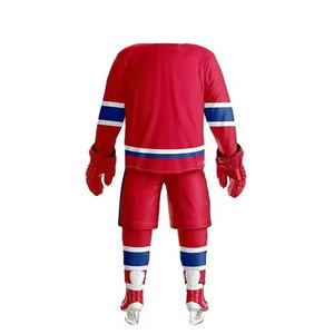 Tenue de hockey sur glace tendance, maillot et pantalon légers à séchage rapide, matière durable, coupe confortable pour la piste et le jour du match - Product Image 2
