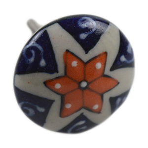 Rounded Multi Color Decor Design <b>Ceramic</b> <b>Knobs</b> Best for Multiple Wood Furniture Decorative Design Cabinet <b>Knobs</b> - Product Image 6
