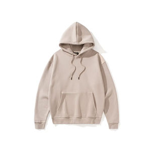 Prix Abordable Automne 100% Coton Écologique Sweat à Capuche Molleton Bouclette Unisexe Épais Hip Hop Vierge Streetwear Personnalisable - Product Image 2