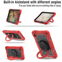 360 °   Étui de tablette rotatif circulaire, portable, anti-chute, antidérapant, pour usage professionnel en extérieur, compatible Samsung Tab A9/Galaxy Tab A11 8 pouces