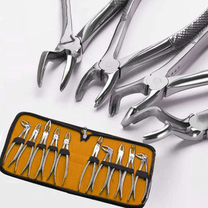 Kit professionnel de forceps d'extraction dentaire en acier inoxydable avec instruments chirurgicaux réutilisables par Grip Surgical - Product Image 5