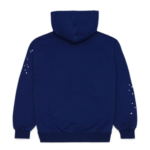 Sudadera con Capucha Negra Unisex, Corte Regular, Estampado Personalizado, Bordado con Pedrería Ecológico, Ropa Casual de Otoño, Manga Larga - Product Image 4