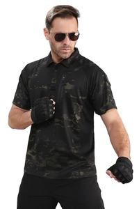 Camisas Polo Tácticas con Estampado de Camuflaje para Hombre, Camisas Polo de Verano para Hombre de Talla Grande, Transpirables, con Bolsillo, Manga Corta, Tallas S-3XL - Product Image 6