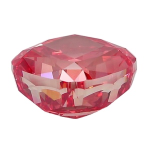 4.28ct Lab Grown Coussin Rose Couleur Diamant - Product Image 3