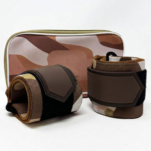 Brown Color Deadlifting Wrist Wraps Best Selling Modern Design <b>Straps</b> With Custom Designed Logo Wholesale Cheap Price Wraps - Product Image 3