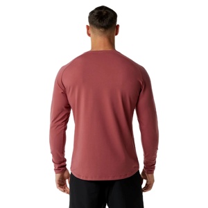 Camiseta de Manga Larga para Hombre, 100% Algodón, Lisa, Talla Grande, Venta al por Mayor, Personalizable, Calidad Premium, Transpirable, Servicio OEM, 210g - Product Image 2