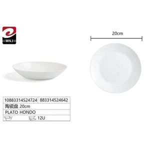 Piatto in Ceramica da 20 cm (PLTO HONDO) - Prodotto Piatti e Stoviglie - Product Image 3