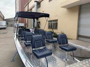 Bote de Pasajeros de Aluminio de 20 Pies Kinocean 2026 de Calidad de Exportación con Toldo para Transporte, Proveedor de Alta Calidad OEM/ODM - Product Image 6