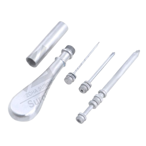 Cannule trocar vétérinaire polyvalente avec 4 embouts, ensemble d'instruments chirurgicaux en acier inoxydable, manuel, réutilisable, fabricant Pakistan - Product Image 4