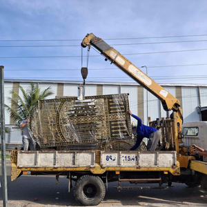 Puerta Batiente de Hierro Forjado Personalizada de Primera Calidad, Diseño Moderno con Recubrimiento en Polvo para Entrada de Villa de Lujo, Jardín y Seguridad Exterior - Product Image 4