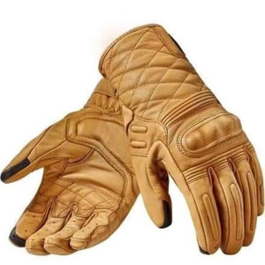 Gants en cuir SALVA LEATHER à doigts entiers, compatibles écran tactile, pour moto, modèle Velocity Race Gear - Product Image 2