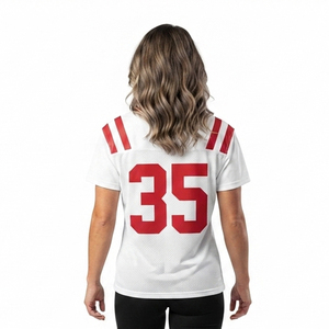 Camiseta de Fútbol Americano Personalizada para Mujer, Ropa Deportiva de Alto Rendimiento, Jersey de Fútbol Americano Personalizado para Mujer - Product Image 2
