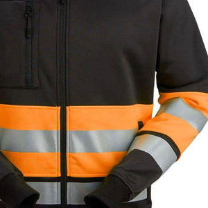 Chaqueta de seguridad reflectante de alta visibilidad, impermeable y de softshell para invierno, ropa de trabajo de alta visibilidad para la seguridad de los trabajadores. - Product Image 6