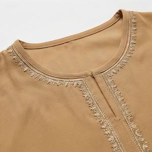 Nueva Abaya de Satén Modesta para Mujer, Diseño Islámico Abierto, Alta Calidad, Modelo Thobe Thawb, Vestido Elegante de Moda, Venta al Por Mayor - Product Image 4