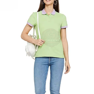 Polo pour femme coupe classique en mélange de coton doux et respirant, col polo classique et coutures durables pour une longue durée - Product Image 6