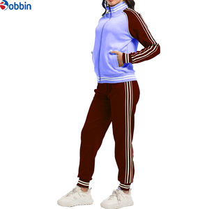 Conjunto de Chándal Deportivo Personalizado para Mujer, Chaqueta con Cremallera Completa, Conjuntos de Chándal para Correr, Conjuntos Deportivos para Gimnasio con Rayas - Product Image 6
