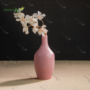 Meilleure vente Vase à fleurs en bambou Design élégant et durable Vases en bois de qualité supérieure du Vietnam - Product Image 4
