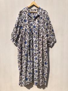 Robe de nuit d'été à imprimé floral, séchage rapide, col en V, 100 % coton, pour femme, taille XL, idéale pour les fêtes de printemps, demoiselle d'honneur, vente en gros - Product Image 3