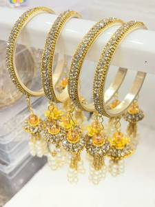 Brazalete de Latón Grabado a Mano para Mujer, Estilo Clásico, Accesorios de Moda para Boda, MN EXPORTS - Product Image 6