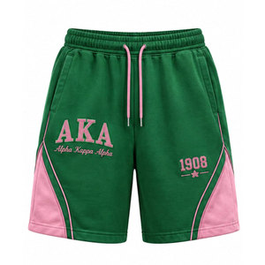 Shorts Alpha Kappa Alpha para Mujer, Ropa Deportiva Griega, Shorts Atléticos Cómodos para Entrenamiento, Gimnasio, Viajes y Eventos Casuales - Product Image 2