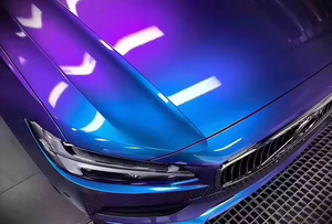 Luxury Car <b>Wraps</b> for Automobiles <b>Vinyl</b> High Gloss Blue Purple-Red Gradient Color-Change Body Films All Smooth Surfaces 3-Year - Product Image 4