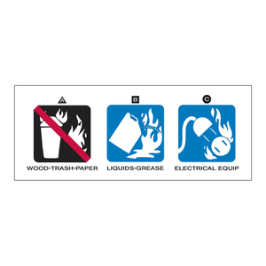 Étiquettes ovales autocollantes en PVC Brady pour extincteurs à dioxyde de carbone, durables, pour l'identification industrielle et en laboratoire - Product Image 3