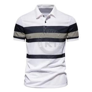 เสื้อโปโลผู้ชายพรีเมียม ผ้าฝ้าย น้ำหนักเบา ระบายอากาศได้ดี แขนสั้น เหมาะสำหรับใส่ทุกวัน ใส่ทำงาน และใส่ลำลอง - Product Image 1