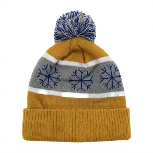 Bonnet d'hiver personnalisé pour homme, style streetwear, en tricot côtelé avec revers, logo brodé, vente en gros, fabricant - Product Image 2