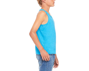 เสื้อกล้ามออกกำลังกายเด็กแบบใหม่ ขายส่ง รับทำโลโก้ ใส่สบาย ระบายอากาศดี เหมาะสำหรับเด็กผู้ชาย ชุดออกกำลังกาย - Product Image 3