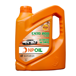 Aceite de motor para coche NPOIL CATO 200 TURBO 5W40 4L 5L 6L Aceite de motor sintético de alta calidad Vietnam - Product Image 1