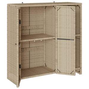 Gabinete de Almacenamiento de Ratán Beige con Puerta de 39.37 X 14.17 X 40.16 Pulgadas para Sala de Estar - Product Image 4