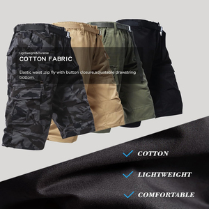 2026 Wholesale 100% Cotton <b>Camo</b> <b>Cargo</b> <b>Shorts</b> for Men Summer Wear Breathable Casual High Street Multi-Pocket Elastic <b>Short</b> Unisex - Product Image 4