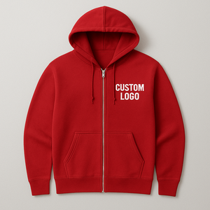 Fabricant de sweats à capuche zippés en molleton 100 % coton de haute qualité, faible MOQ, commandes en gros, 80/20 respirant, lourd, durable, streetwear - Product Image 3